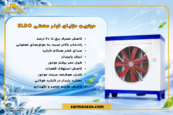 مزایای خرید کولر صنعتی BLDC در مشهد